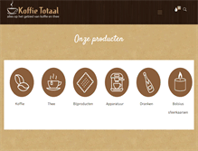Tablet Screenshot of koffietotaal.com